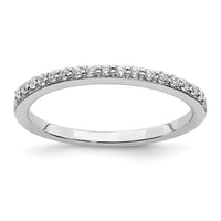 Load image into Gallery viewer, 14k White Gold 1/5 carat Diamond Complete Wedding Band
