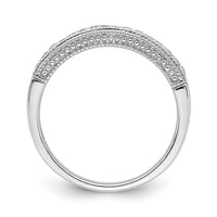 Load image into Gallery viewer, 14k White Gold 1/5 carat Diamond Complete Wedding Band
