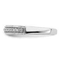 Load image into Gallery viewer, 14k White Gold 1/5 carat Diamond Complete Wedding Band
