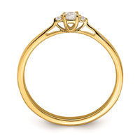 Load image into Gallery viewer, First Promise 14k 1/8 carat Round Diamond Complete Promise/Engagement Ring
