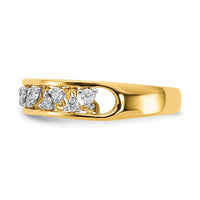 Load image into Gallery viewer, 14k Polished Diamond Band
