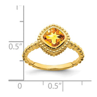 Load image into Gallery viewer, 14k Cushion Citrine Ring
