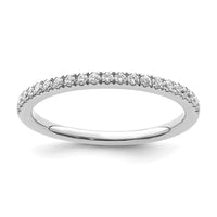 Load image into Gallery viewer, 14k White Gold 1/4 carat Diamond Complete Wedding Band
