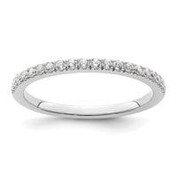 Load image into Gallery viewer, 14k White Gold 1/4 carat Diamond Complete Wedding Band
