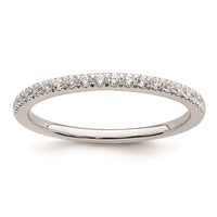 Load image into Gallery viewer, 14k White Gold 1/4 carat Diamond Complete Wedding Band
