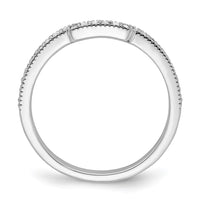 Load image into Gallery viewer, 14k White Gold 1/6 carat Diamond Complete Wedding Band
