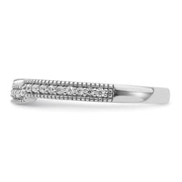 Load image into Gallery viewer, 14k White Gold 1/6 carat Diamond Complete Wedding Band
