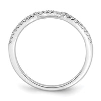 Load image into Gallery viewer, 14k White Gold 1/8 carat Diamond Complete Wedding Band
