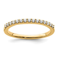 Load image into Gallery viewer, 14k 1/5 carat Diamond Complete Wedding Band
