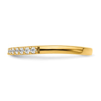 Load image into Gallery viewer, 14k  1/6 carat Diamond Complete Wedding Band
