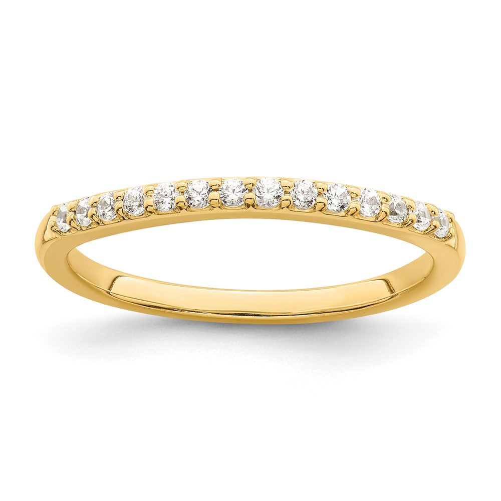 14k  1/6 carat Diamond Complete Wedding Band