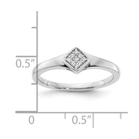 Load image into Gallery viewer, 14k White Gold Polished Fancy Diamond Ring
