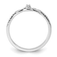 Load image into Gallery viewer, 14k White Gold Polished Fancy Diamond Ring
