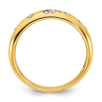 Load image into Gallery viewer, 14K Polished Diamond Sprinkle Ring

