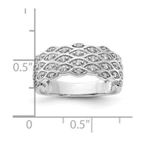 Load image into Gallery viewer, 14k White Gold Polished Fancy Diamond Ring
