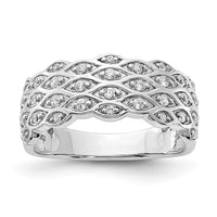 Load image into Gallery viewer, 14k White Gold Polished Fancy Diamond Ring
