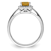 Load image into Gallery viewer, 10kw ANT Citrine and Diamond Ring

