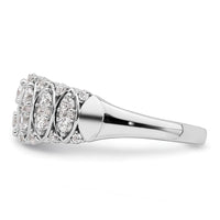 Load image into Gallery viewer, 14K White Gold 3/4 carat Complete Diamond Ring
