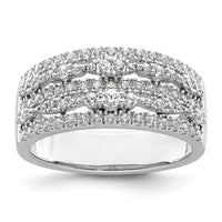 Load image into Gallery viewer, 14K White Gold 7/8 carat Complete Diamond Band
