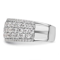 Load image into Gallery viewer, 14K White Gold Pave 2 carat Complete Diamond Band
