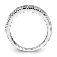 Load image into Gallery viewer, 14K White Gold 7/8 carat Round/Baguette Complete Diamond Band
