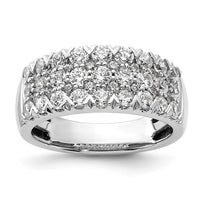 Load image into Gallery viewer, 14K White Gold Pave 1.5 carat Complete Diamond Ring
