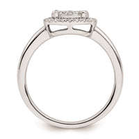 Load image into Gallery viewer, 14k White Oval Halo Cluster 1/3 carat Diamond Complete Engagement Ring
