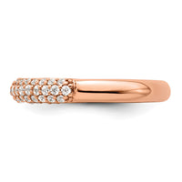 Load image into Gallery viewer, 14K Rose Gold 1/2 carat Diamond Complete Wedding Band
