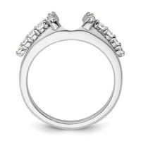 Load image into Gallery viewer, 14k White Gold Complete Diamond Wrap Ring
