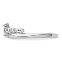 Load image into Gallery viewer, 14k White Gold Complete Diamond Wrap Ring
