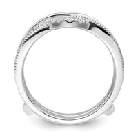 Load image into Gallery viewer, 14K White Gold Miligrain Diamond Guard
