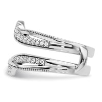 Load image into Gallery viewer, 14K White Gold Miligrain Diamond Guard
