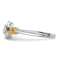 Load image into Gallery viewer, 14k Two-tone Oval Complete Diamond Promise/Engagement Ring
