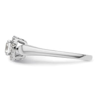 Load image into Gallery viewer, 14k White Gold Semi-mount Diamond Princess Halo Engagement Ring
