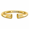 14k Polished Fancy Graduating Hinged Cuff Bangle