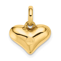 Load image into Gallery viewer, 14K Polished 3-D Puffed Heart Pendant
