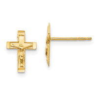 Load image into Gallery viewer, 14k Madi K Crucifix Post Earrings
