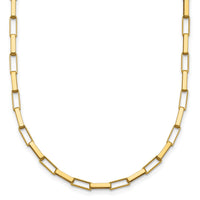 Load image into Gallery viewer, 14K Polished Fancy Box Links 17in Necklace
