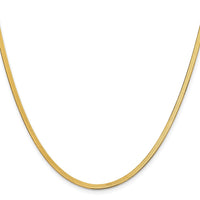 Load image into Gallery viewer, 14k 2.5mm Silky Herringbone Chain
