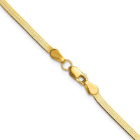 Load image into Gallery viewer, 14k 2.5mm Silky Herringbone Chain
