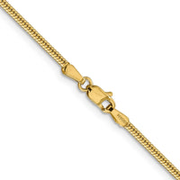 Load image into Gallery viewer, 14K 18 inch 1.85mm Round Snake Lobster Clasp Chain
