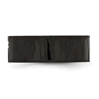 Load image into Gallery viewer, Chisel Stainless Steel Polished and Matte Black IP-plated 1/20 Carat Diamond Cross Band
