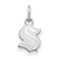 Load image into Gallery viewer, 14k White Gold NHL LogoArt Seattle Kraken XS Pendant
