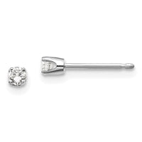 Load image into Gallery viewer, 14kw .10ct I2 K-L Diamond Stud Push-on Post Earrings

