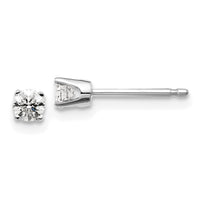 Load image into Gallery viewer, 14kw .20ct I2 K-L Diamond Stud Push-on Post Earrings
