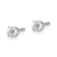 Load image into Gallery viewer, 14kw .25ct I2 K-L Diamond Stud Push-on Post Earrings
