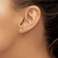 Load image into Gallery viewer, 14kw .25ct I2 K-L Diamond Stud Push-on Post Earrings
