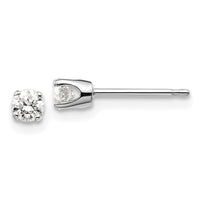 Load image into Gallery viewer, 14kw .25ct I2 K-L Diamond Stud Push-on Post Earrings
