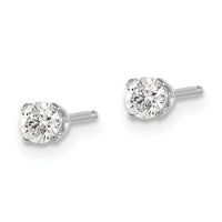 Load image into Gallery viewer, 14kw .30ct I2 K-L Diamond Stud Push-on Post Earrings
