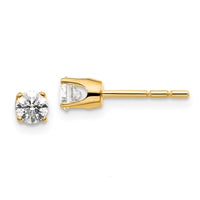Load image into Gallery viewer, 14ky .40ct. I2 K-L Diamond Stud Push-on Post Earrings
